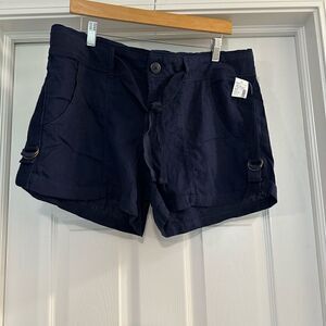 ✨️🆕️ MAURICES Linen Navy SHORTS size 13/14 NWT ✨️